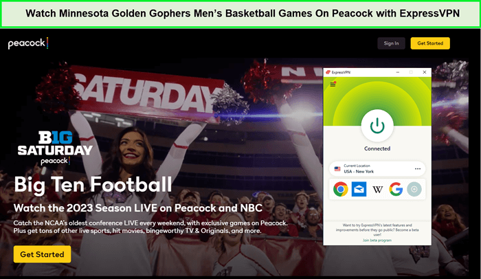  regarder les matchs de basket-ball des minnesota golden gophers masculins en - France sur le peacock avec expressvpn