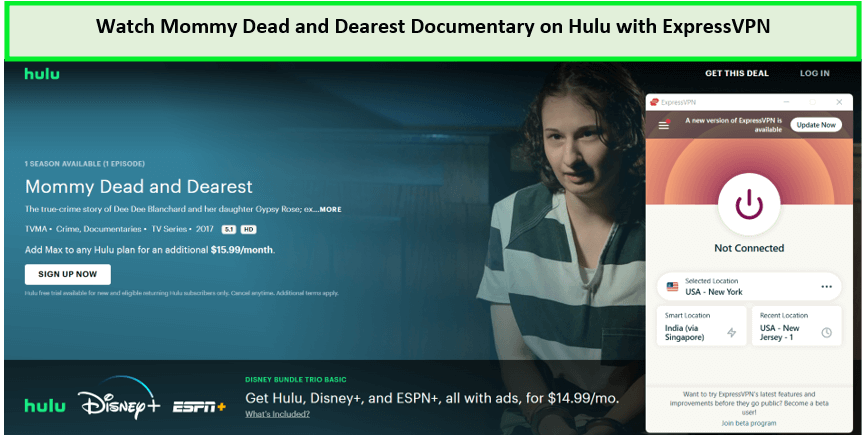  Mira la documental de Mamá Muerta y la más Querida. in - Espana En Hulu con ExpressVPN 