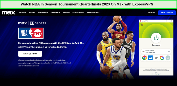  Mira el Torneo de Temporada de la NBA en Cuartos de Final 2023 in - Espana En Max con ExpressVPN 