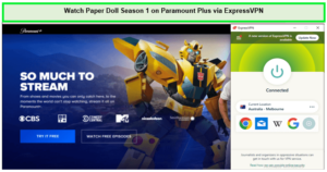 Watch Paper Doll Season 1 in-Canada on Paramount Plus via ExpressVPN