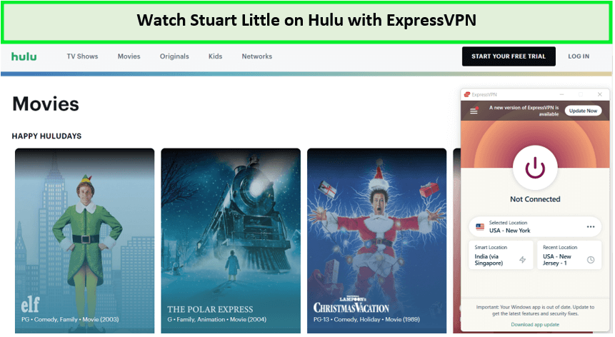  Mira a Stuart Little in - Espana En Hulu con ExpressVPN 