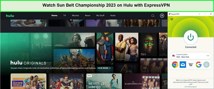 Watch-Sun-Belt-Championship-2023-Outside-USA-on-Hulu-with-ExpressVPN