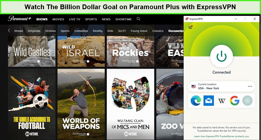  Mira la meta de mil millones de dólares en Paramount Plus.  -  Con ExpressVPN, puede desbloquear contenido, navegar de forma segura y proteger su privacidad en línea. 