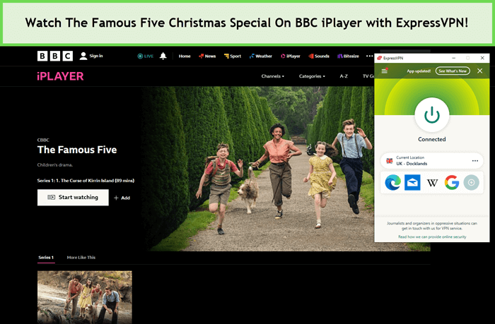  Mira el famoso especial de Navidad de los Cinco in - Espana En-BBC-iPlayer-con-ExpressVPN 