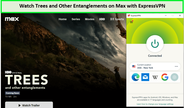  Mira árboles y otros enredos. in - Espana No en Max con ExpressVPN 