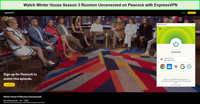  regardez la saison 3 de la maison d'hiver réunion non censurée rn - France sur un peacock avec expressvpn