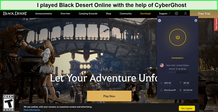 cyberghost-unblocked-black-desert-in-UK