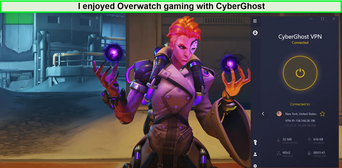  Overwatch avec CyberGhost in - France 