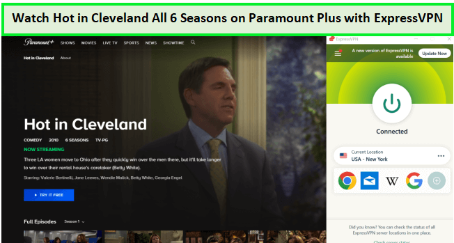 Guarda Hot in Cleveland tutte e sei le stagioni   Su Paramount Plus 