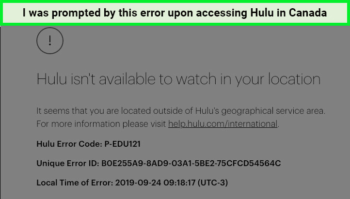 Hulu-error-message