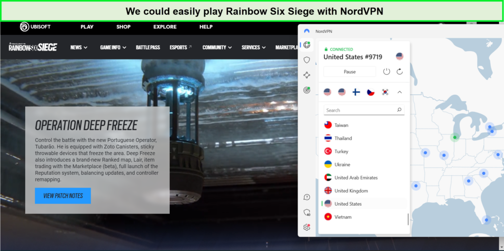  jouer à rainbow six siege avec nordvpn   