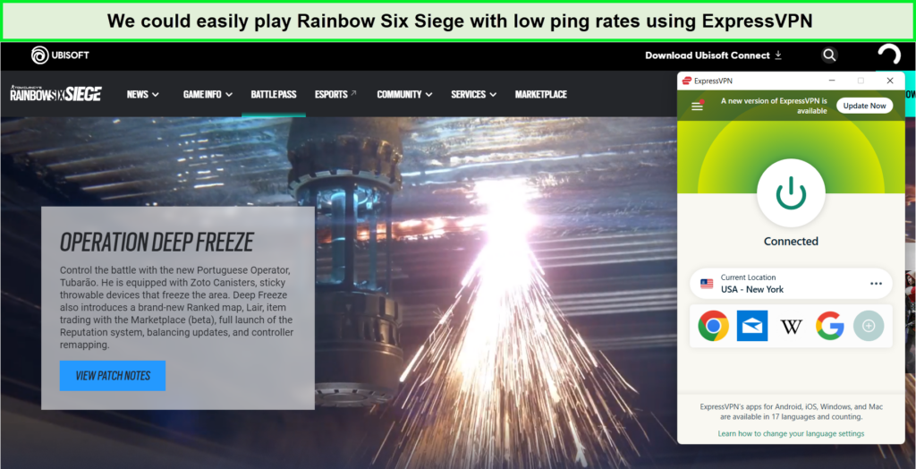  rainbow six siege avec expressvpn   