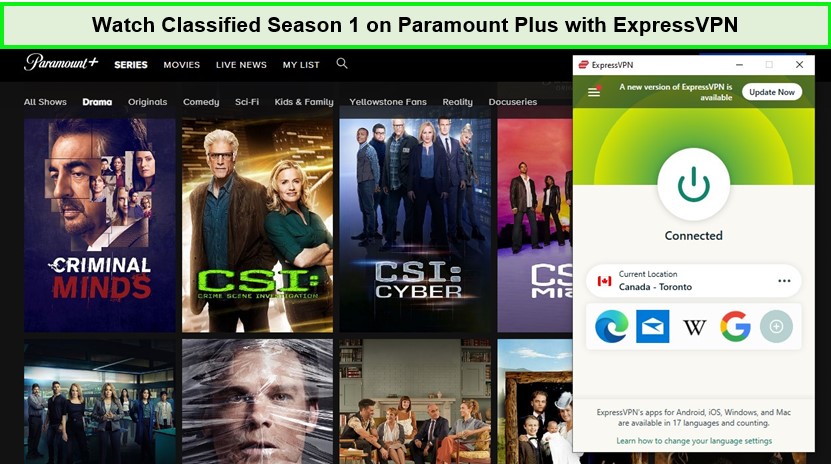 Guarda la stagione 1 della classifica su Paramount Plus con ExpressVPN  -  