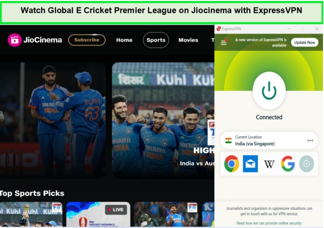 watch-global-e-cricket-premier-league-in-UK-on-jioCinema-with-expressvpn