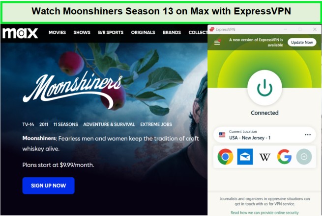  Mira Moonshiners Temporada 13 in - Espana No hay problema con ExpressVPN. 