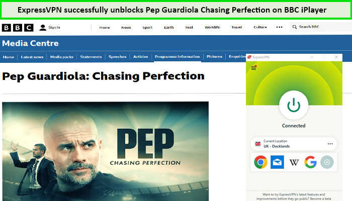 Express-VPN-Unblocks-Pep-Guardiola-Chasing-Perfection-outside-UK-on-BBC-iPlayer