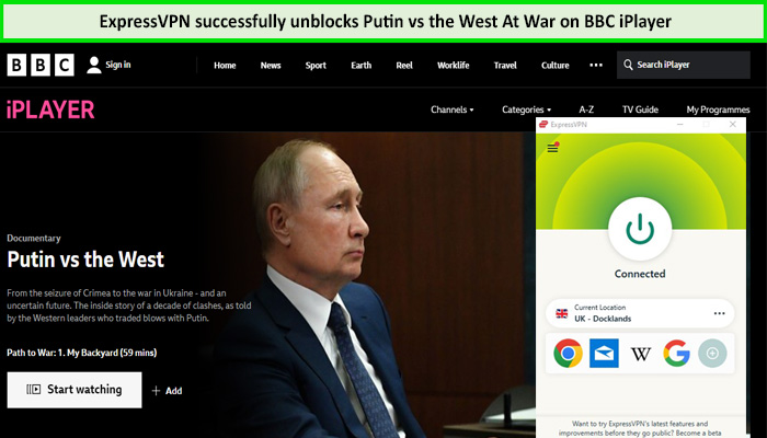  Express-VPN entsperrt Putin gegen den Westen im Krieg. in - Deutschland -auf-BBC-iPlayer 