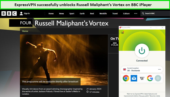 Express-VPN-Unblocks-Russell-Maliphants-Vortex-in-India-on-BBC-iPlayer