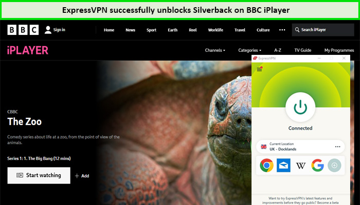 Express-VPN entsperrt Silverback-in - Deutschland -auf-BBC-iPlayer 