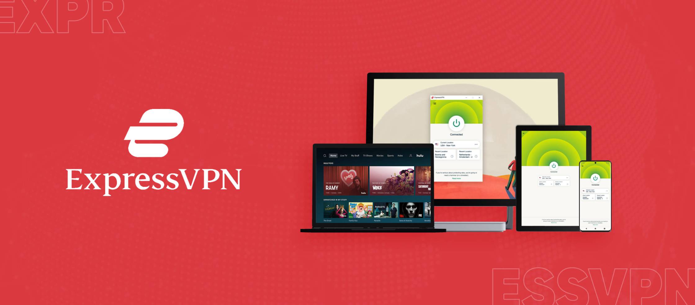 ExpressVPN-Hulu ExpressVPN-Hulu est un service de réseau privé virtuel (VPN) qui permet aux utilisateurs d'accéder à Hulu, une plateforme de streaming de contenu en ligne. Avec ExpressVPN-Hulu, les utilisateurs peuvent contourner les restrictions géographiques et accéder à Hulu depuis n'importe où dans le monde. Cela leur permet de profiter de leurs émissions et films préférés, même s'ils se trouvent en 