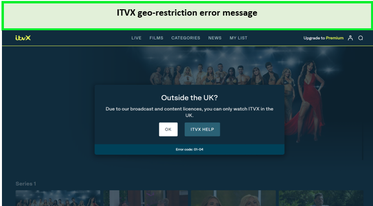  ITVX-Geo-Einschränkungsfehlermeldung 