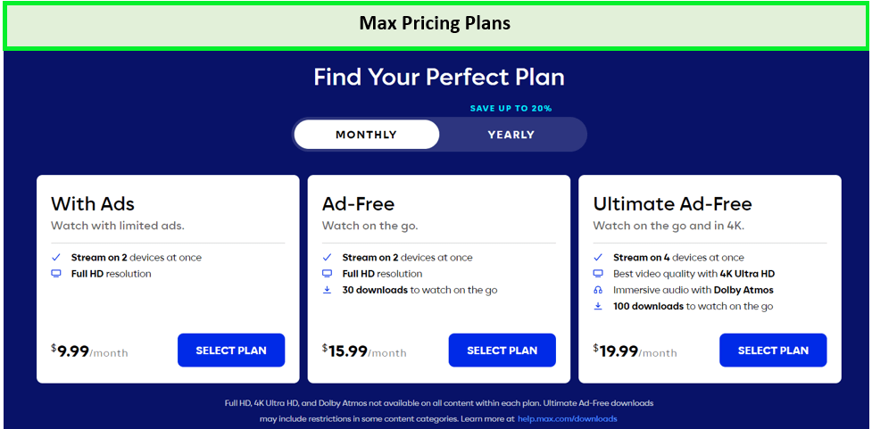 Max-pricing-outside-USA