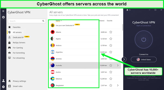 Screenshot-of-CyberGhost-dasboard-showing-global-servers