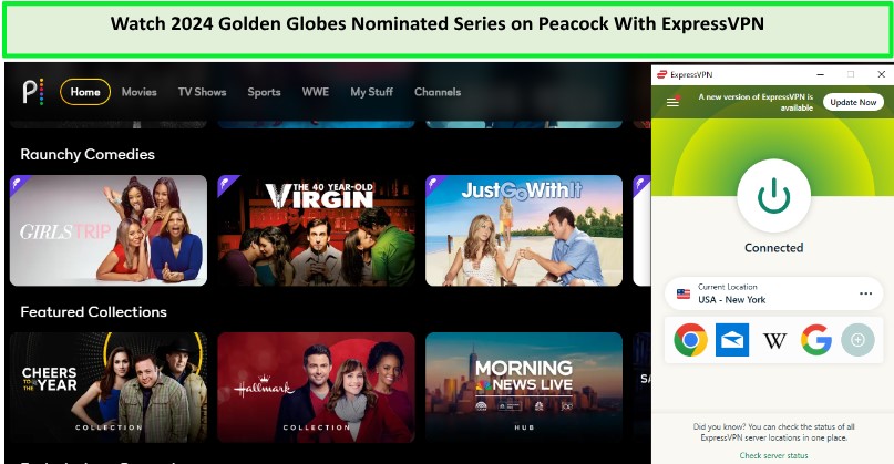  deblokkeren-2024-Golden-Globe-genomineerde series- in - Nederland -op-Peacock Op-Peacock is een streamingdienst die wordt aangeboden door NBCUniversal. Het is een abonnementsdienst waarop gebruikers toegang hebben tot een breed scala aan films, tv-shows, sportevenementen en originele content. Het is beschikbaar op verschillende apparaten, waaronder smart-tv's, mobiele apparaten en gameconsoles. Op-Peacock biedt ook een gratis 