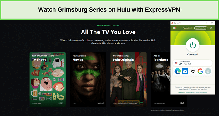 Guarda la prima della serie Grimsburg in - Italia -su-Hulu-con-ExpressVPN 