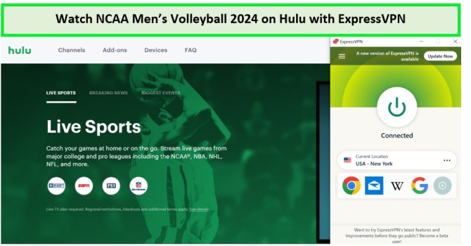Watch-NCAA-Mens-Volleyball-2024-in-Spain-on-Hulu-with-ExpressVPN.
