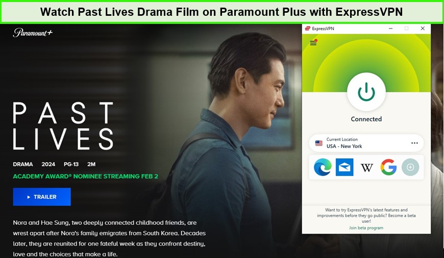  Regardez le film dramatique sur les vies passées sur Paramount Plus.  -  