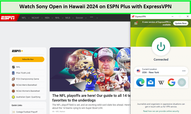  Guarda il Sony Open a Huawaii nel 2024. in-Italia su-ESPN-Plus-con-ExpressVPN 