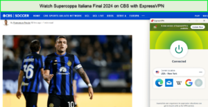 Watch Supercoppa Italiana Final 2024 in-UAE on CBS