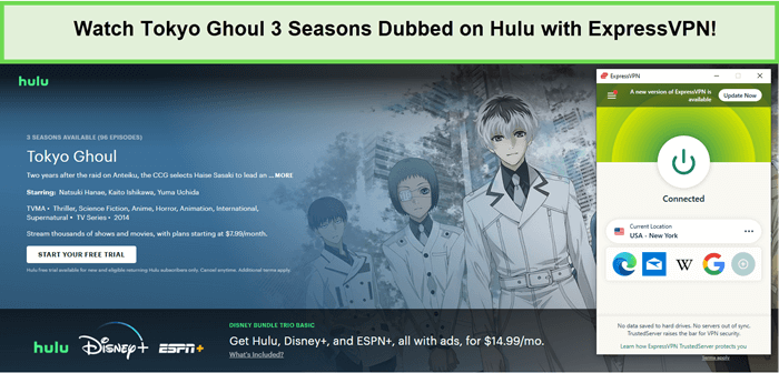  Schau-Tokyo-Ghoul-3-Staffeln-Gedubbt- in - Deutschland -auf-Hulu-mit-ExpressVPN 