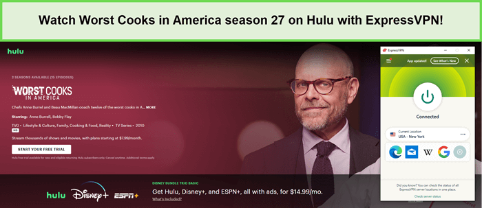  Guarda Peggiori Cuochi d'America stagione 27 in - Italia Su Hulu con ExpressVPN 