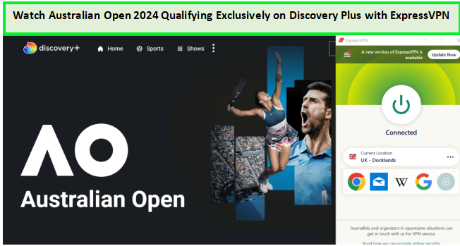  Guarda le qualificazioni esclusive per l'Australian Open 2024. in - Italia Su-Discovery-Plus-Con-ExpressVPN 