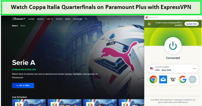 Guarda-Coppa-Italia-Quarti di finale- in - Italia su-Paramount-Plus 