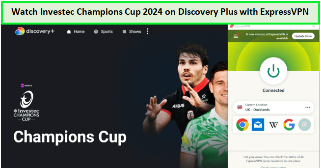  regardez la coupe investec champions 2024 en - France sur discovery plus 