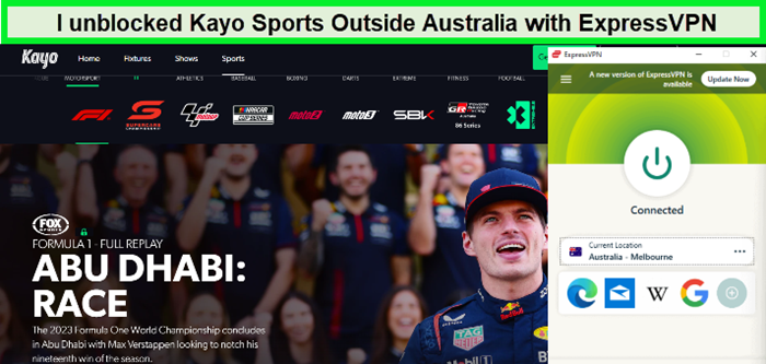 expressvpn-unblocked-Kayo-Sports-outside-Australia