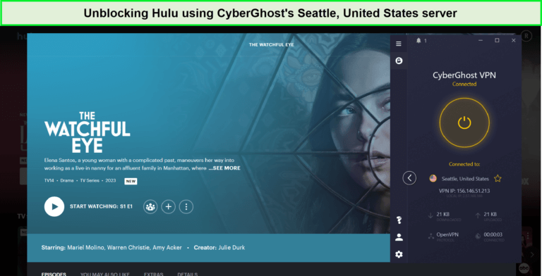 unblocked-hulu-using-cyberghost-in-Singapore