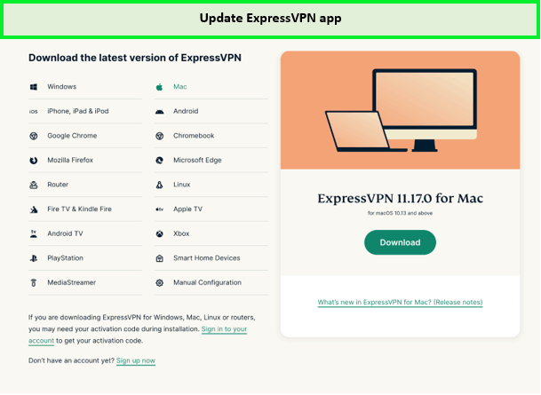 update-expressvpn-in-Australia