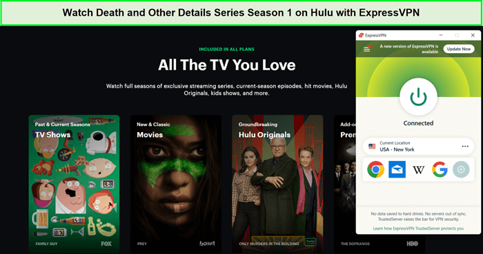 watch-death-and-other-details-series-season-1-on-hulu-in-South Korea-with-expressvpn