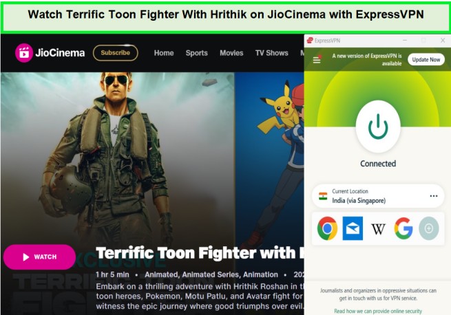 watch-terrific-toon-fighter-with-hrithik-in-South Korea-on-jioCinema-with-expressvpn