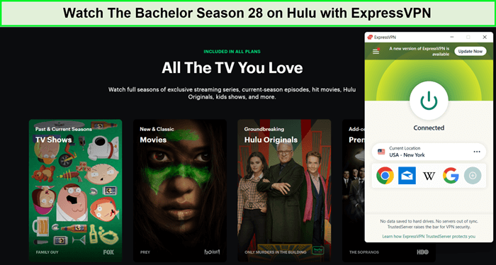 watch-the-bachelor-season-28-with-expressvpn-in-Australia-on-hulu