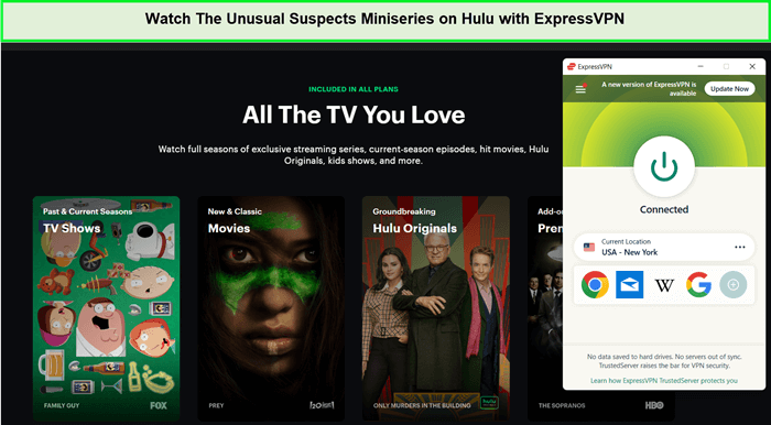 watch-the-unusual-suspects-miniseries-on-hulu-in-South Korea-with-expressvpn