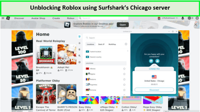 surfshark-unblocked-roblox-in-Hong Kong