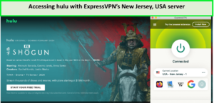Accessing-hulu-with-ExpressVPNs-New-Jersey-USA-servers-in-New Zealand-for-Shōgun