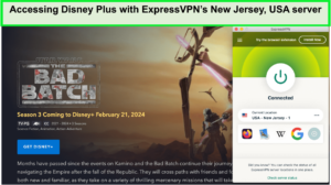 Accedere a Disney Plus utilizzando i server di ExpressVPN in New Jersey, USA. in - Italia 