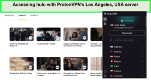 Accessing-hulu-with-ProtonVPNs-Los-Angeles-USA-servers-in-Hong Kong-for-the-rookie-season-6