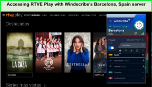 Accessing-RTVE-with-Windscribes-Barcelona-Spain-servers-outside-Spain
